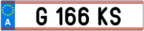Truck License Plate